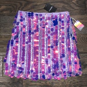 NWT Forever 21 Sequin Mini Skirt Size M